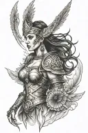 Valkyrie tattoo design idea