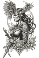 Valkyrie tattoo design idea