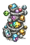 infinity Stones tattoo design idea