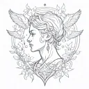 keep your head up, keep your heart strong tattoo design idea