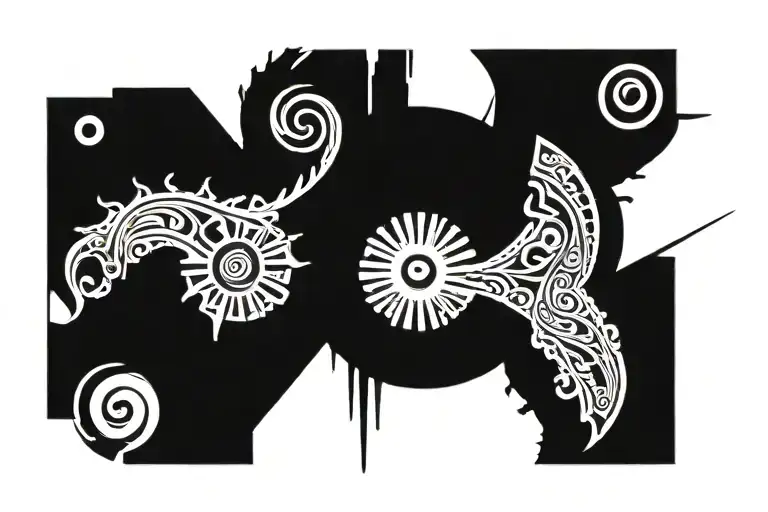 Scar coverup tattoo with semicolon incorporated tattoo design idea