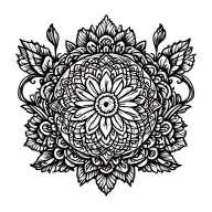 ornament tattoo design idea