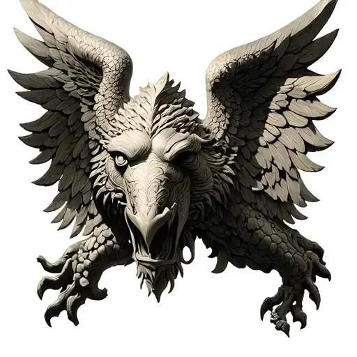 Kintsug Style is Doryphoros Statue tattoo design idea