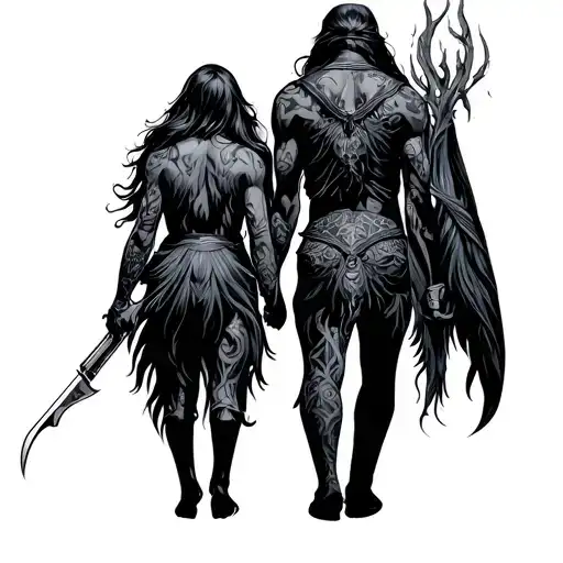 Family Protector tattoo design idea