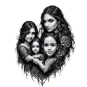 Family Protector tattoo design idea