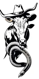 texas theme, longhorn, texans, astros, whataburger, rattlesnake, armadilo, cowboy hat tattoo design idea