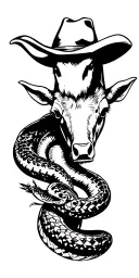 texas theme, longhorn, texans, astros, whataburger, rattlesnake, armadilo, cowboy hat tattoo design idea