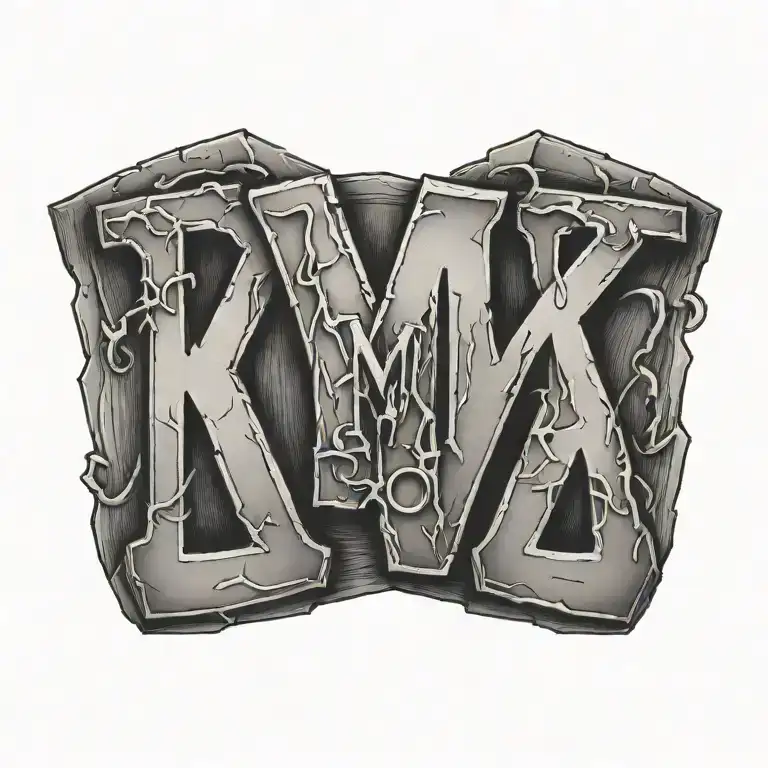 roman numeral kids birthday date written tattoo design idea