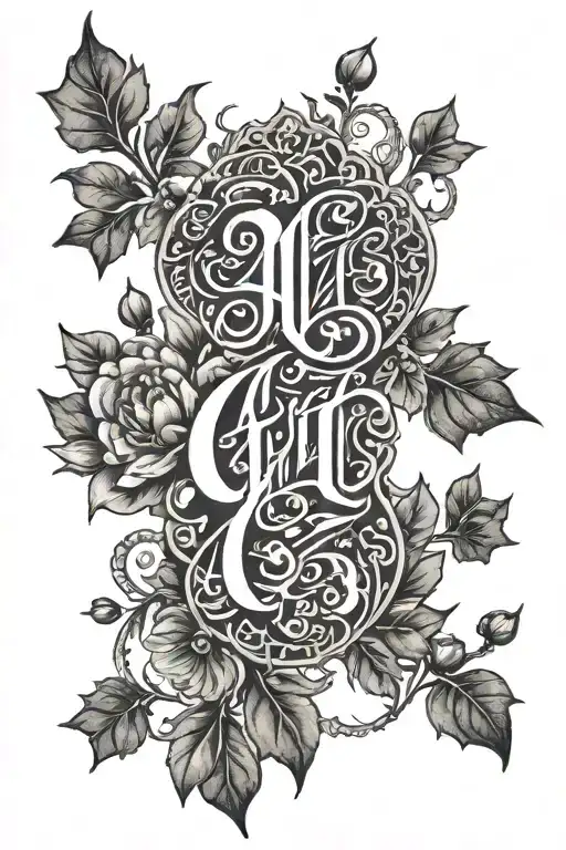 Ali name tattoo design idea