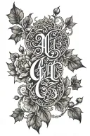 Ali name tattoo design idea