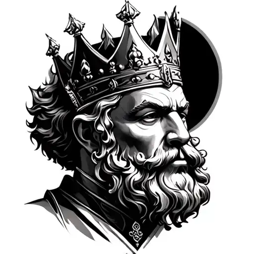 King Midas tattoo design idea