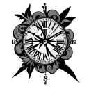 1987 Roman Numerals tattoo design idea