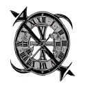 1987 Roman Numerals tattoo design idea