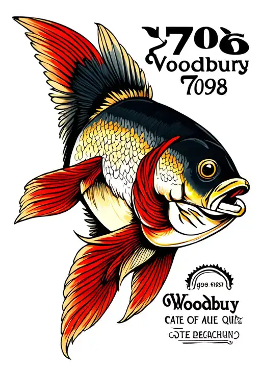 Woodbury, area code 706, a state of Georgia, year 1998, Pisces, and mechanic tools tattoo design idea