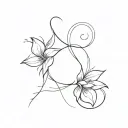 Gemini tattoo design idea