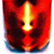 Cosmic horror oni mask tattoo design idea