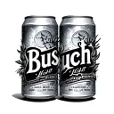 Busch light cans tattoo design idea