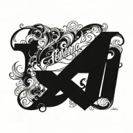 a lettering name "Helena" tattoo design idea