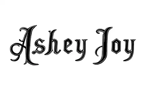 "Ashley Joy" tattoo design idea
