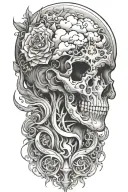 overthinking tattoo design idea