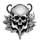 Pubic tattoo design idea