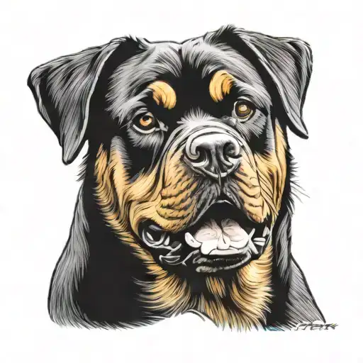 ROTTWEILER tattoo design idea