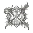 Bind Rune tattoo design idea