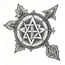 Bind Rune tattoo design idea