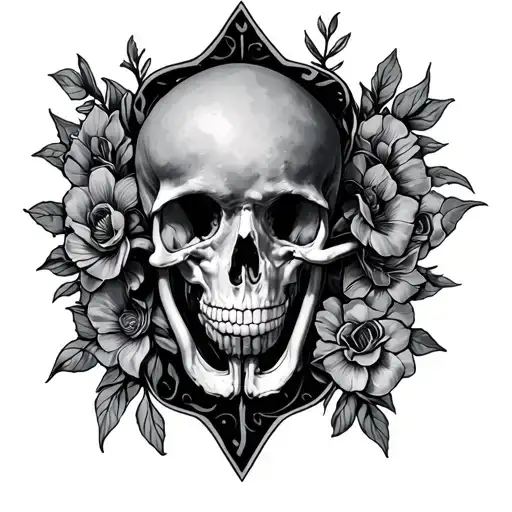 Pubic tattoo design idea