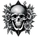 Pubic tattoo design idea