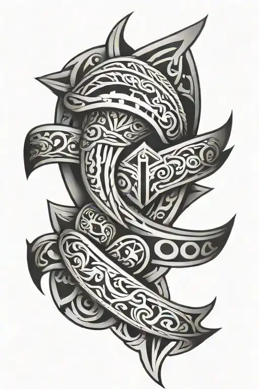 tribal, black, body armor, symetrical, arm band tattoo tattoo design idea
