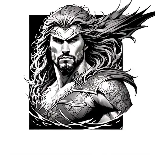 Aquaman tattoo design idea