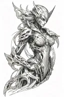 warframe saryn tattoo design idea