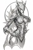warframe saryn tattoo design idea