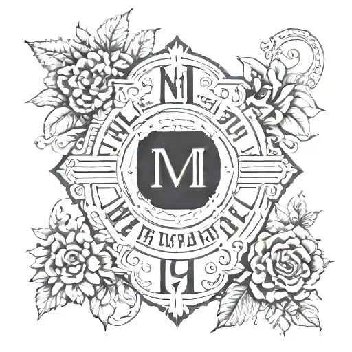 My sisters birth year of 2004, my moms birth year of 1979, my dads birth year of 1977 all as Roman numerals tattoo design idea