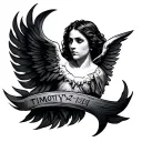 2 Timothy 1 7 tattoo design idea