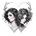 Polyamory tattoo design idea