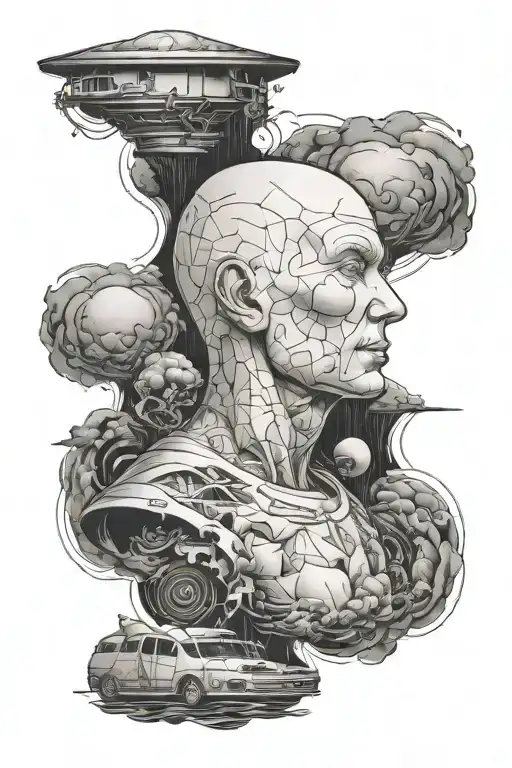 caillou tattoo design idea