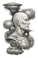 caillou tattoo design idea