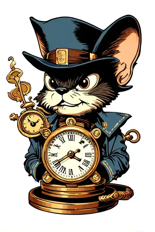 clockwork from sly cooper chest tattoo tattoo design idea