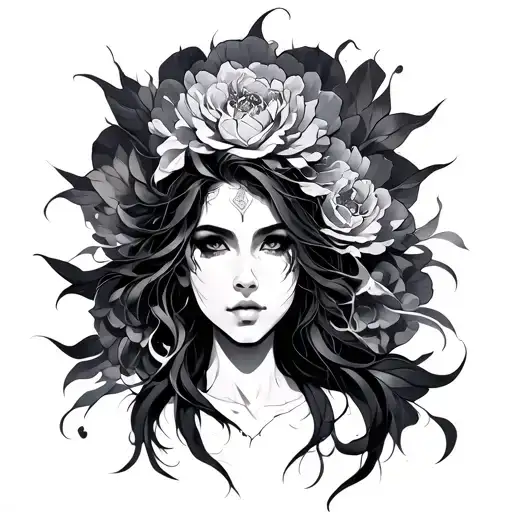 Satori Gojo tattoo design idea