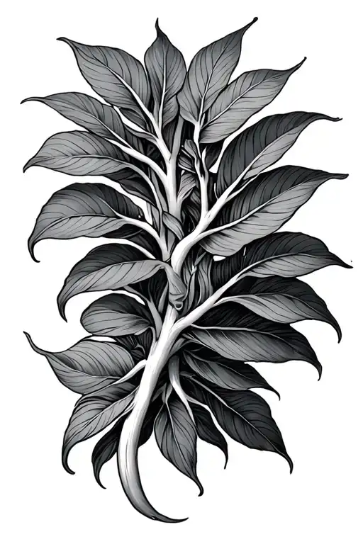 Bean sprout + tattoo design idea