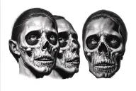 Schizophrenia soon reality tattoo design idea