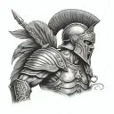 Roman Centurion tattoo design idea