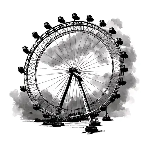 Transylvania London Eye tattoo design idea