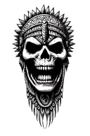 Aztec tattoo design idea