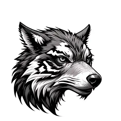 Eagle Wolf Tiger Tattoo design tattoo design idea