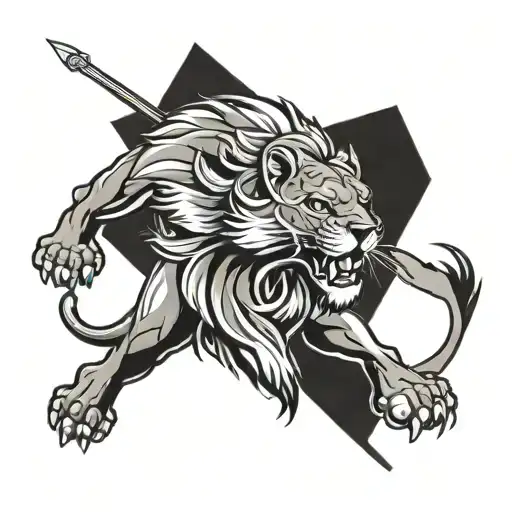 Detroit lions tattoo tattoo design idea
