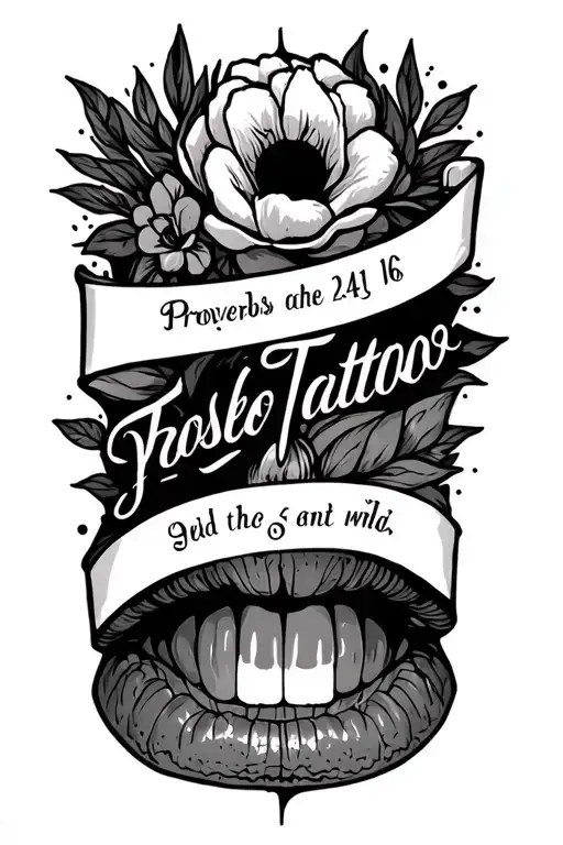 Proverbs 24:16 tattoo design idea