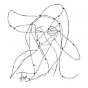 H L M tattoo design idea